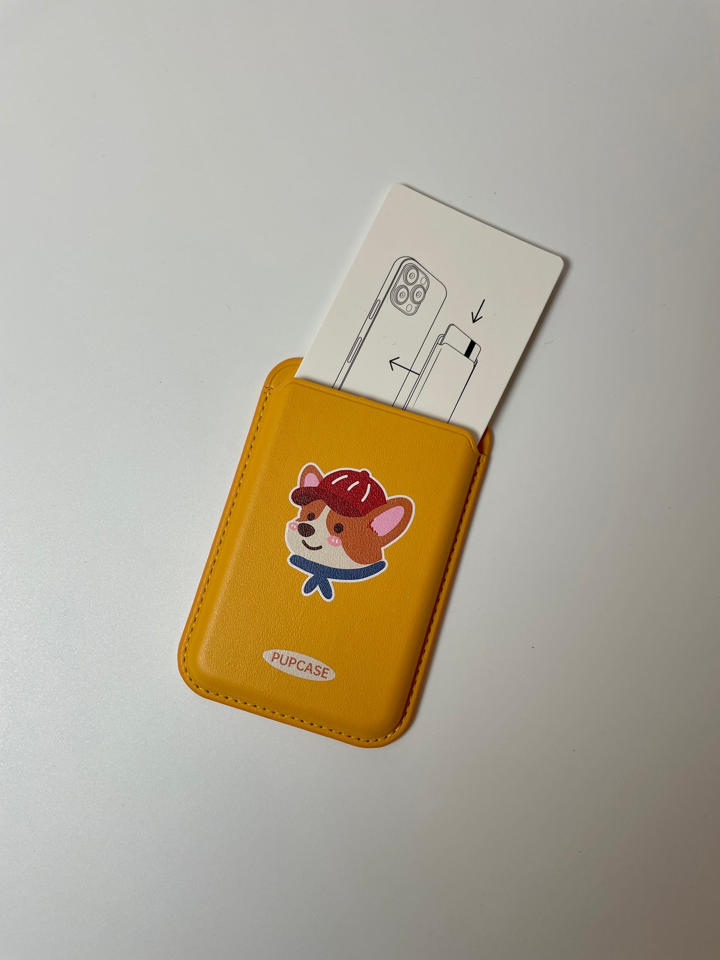 Sunny Corgi PupWallet - MagSafe Phone Wallet and Card Holder