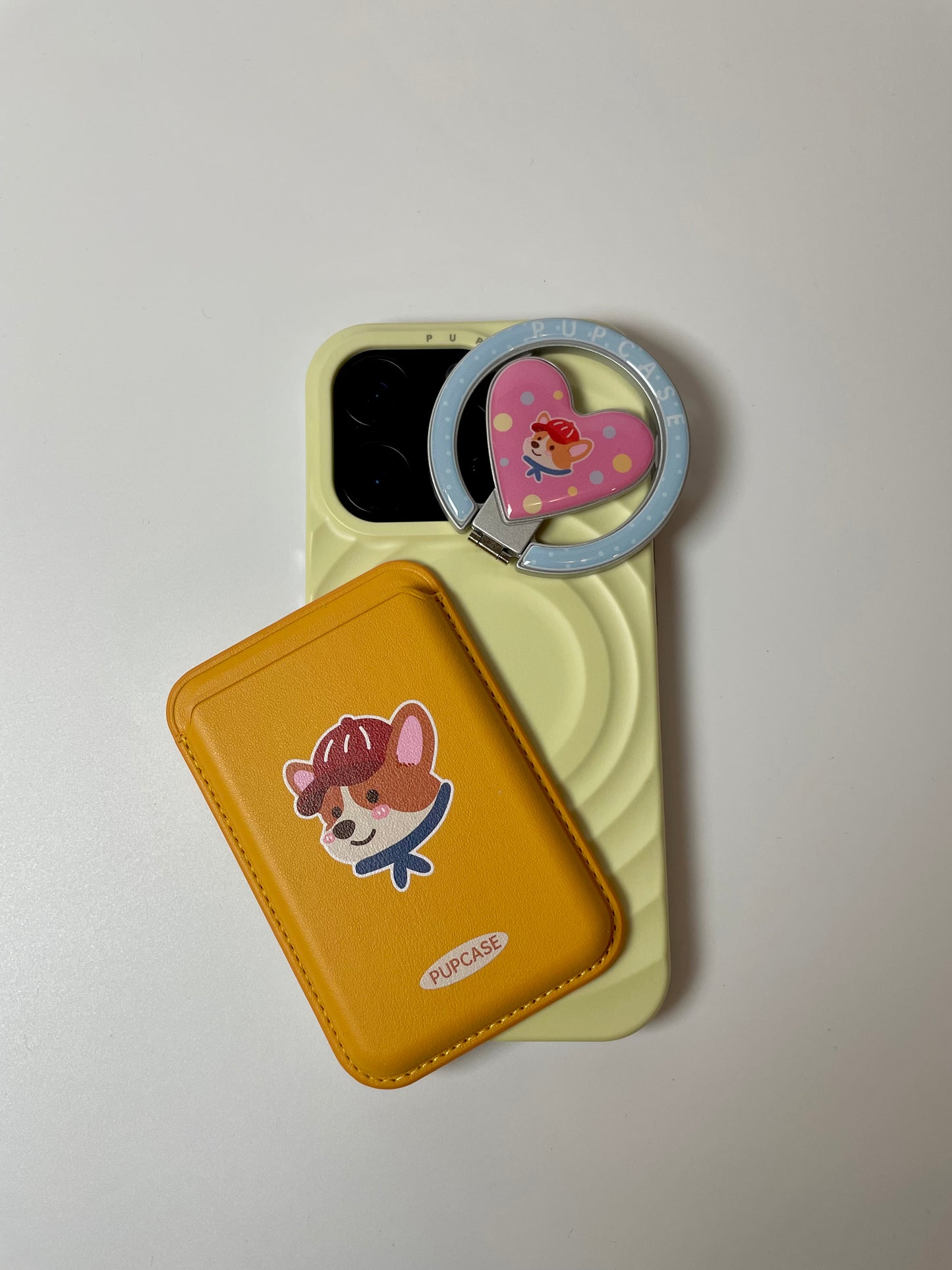 Sunny Corgi PupWallet - MagSafe Phone Wallet and Card Holder