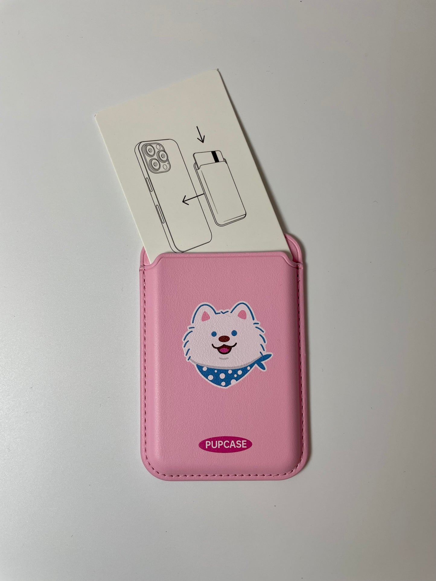 Bubblegum Samo PupWallet - MagSafe Phone Wallet and Card Holder