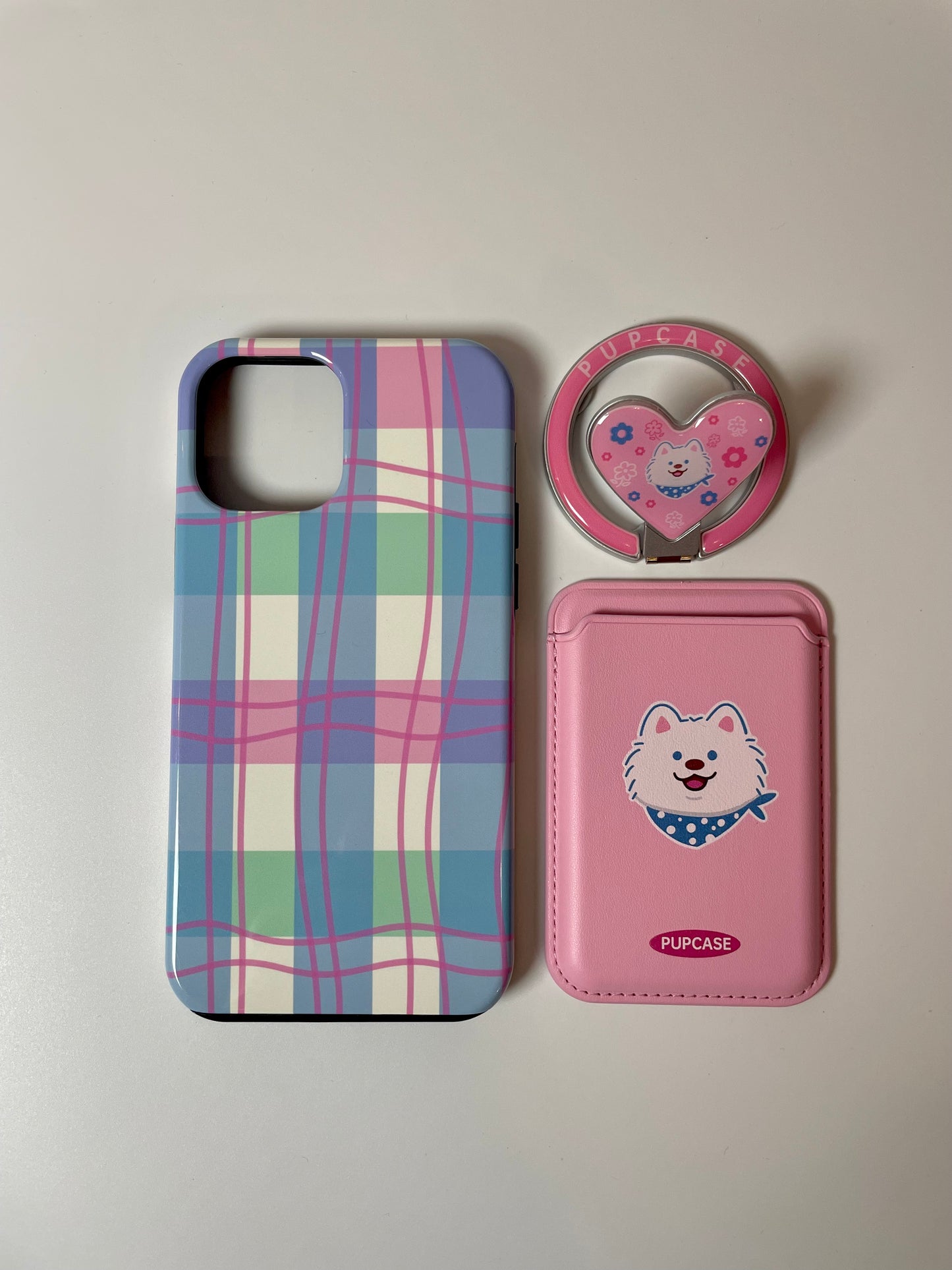 Bubblegum Samo PupWallet - MagSafe Phone Wallet and Card Holder