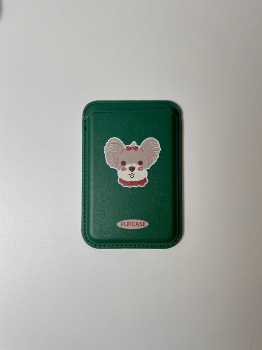 Christmas Yorkie PupWallet - MagSafe Phone Wallet and Card Holder