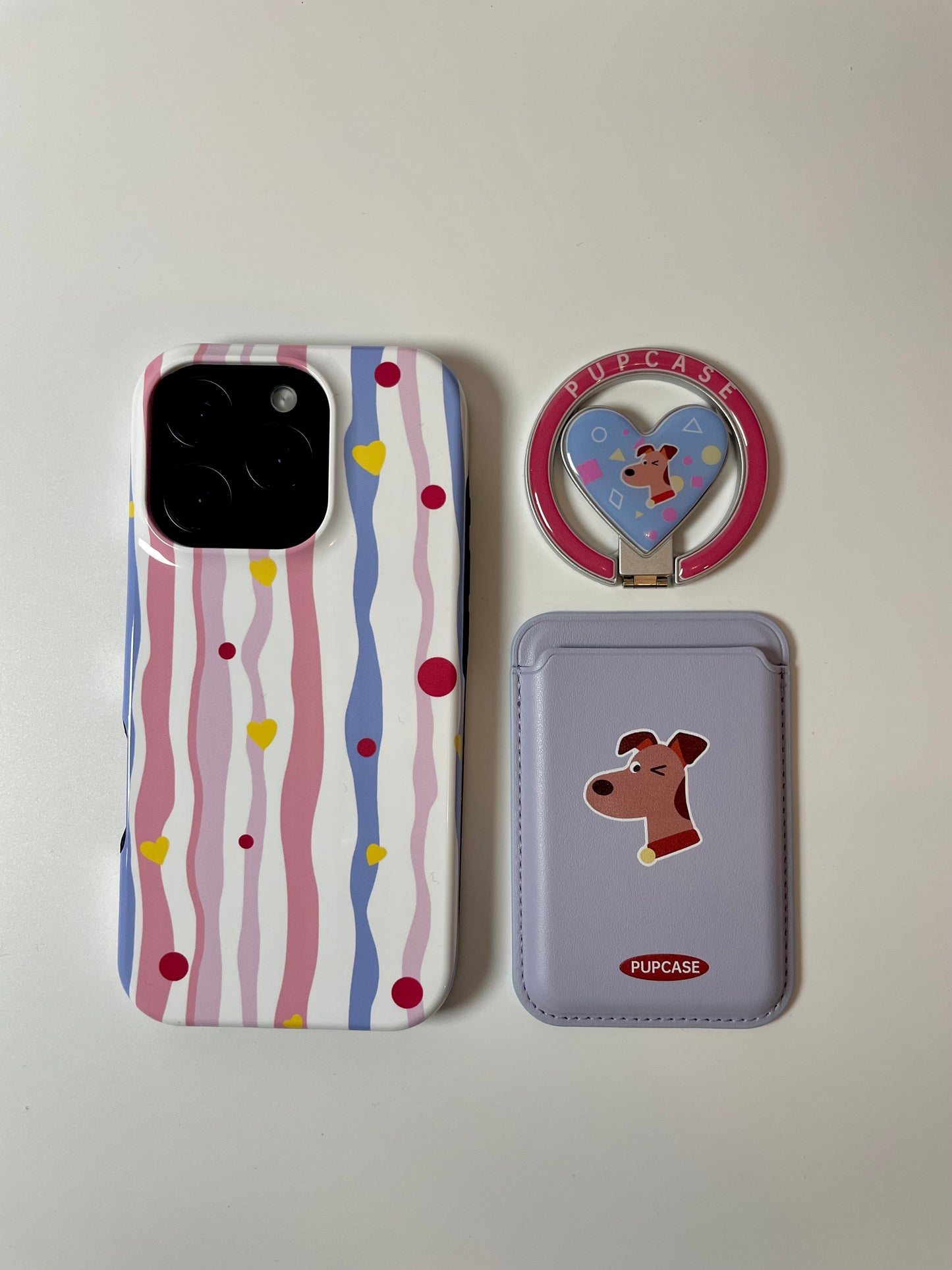 Airedale Lavender PupWallet - MagSafe Phone Wallet and Card Holder