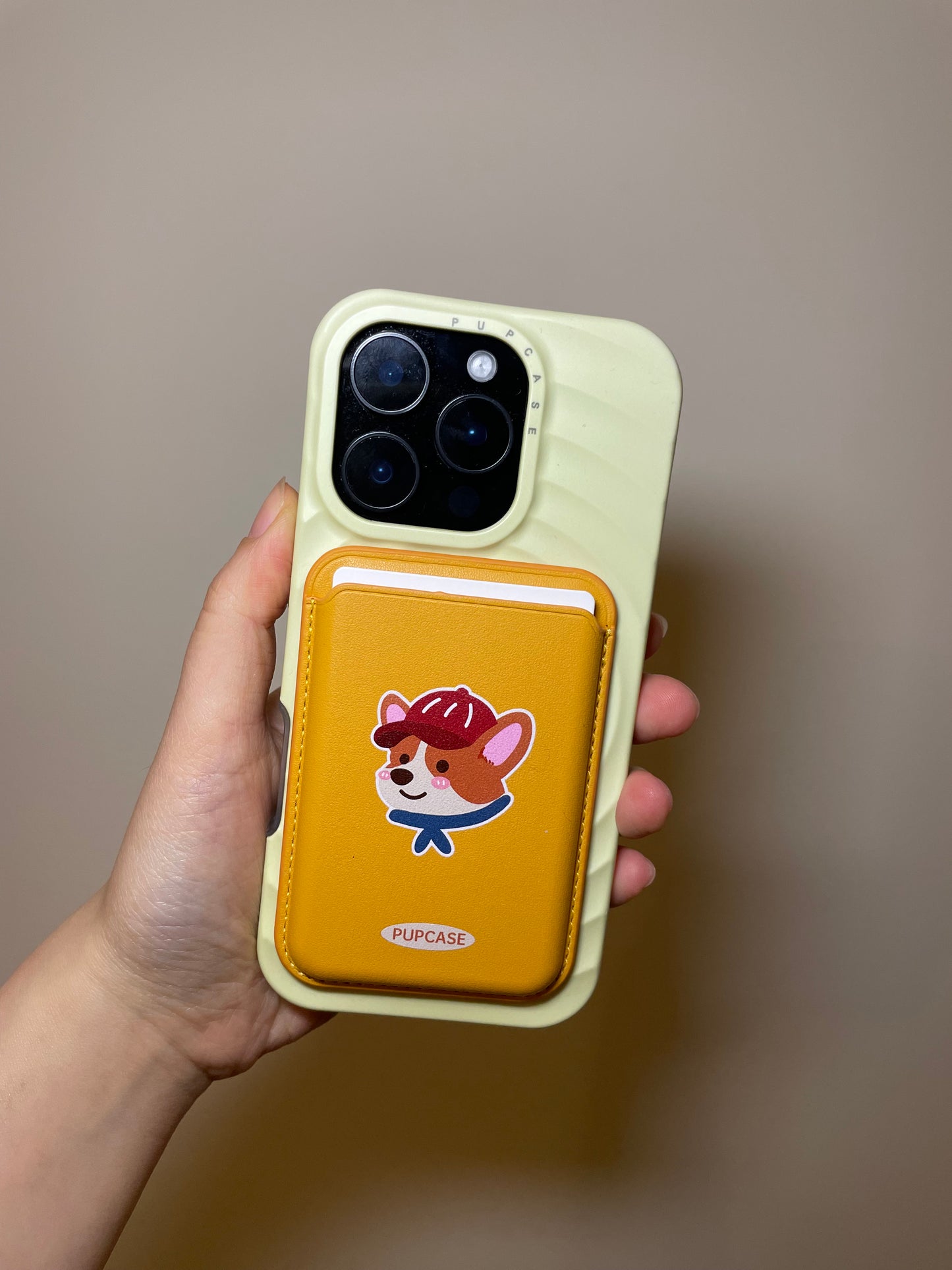 Sunny Corgi PupWallet - MagSafe Phone Wallet and Card Holder