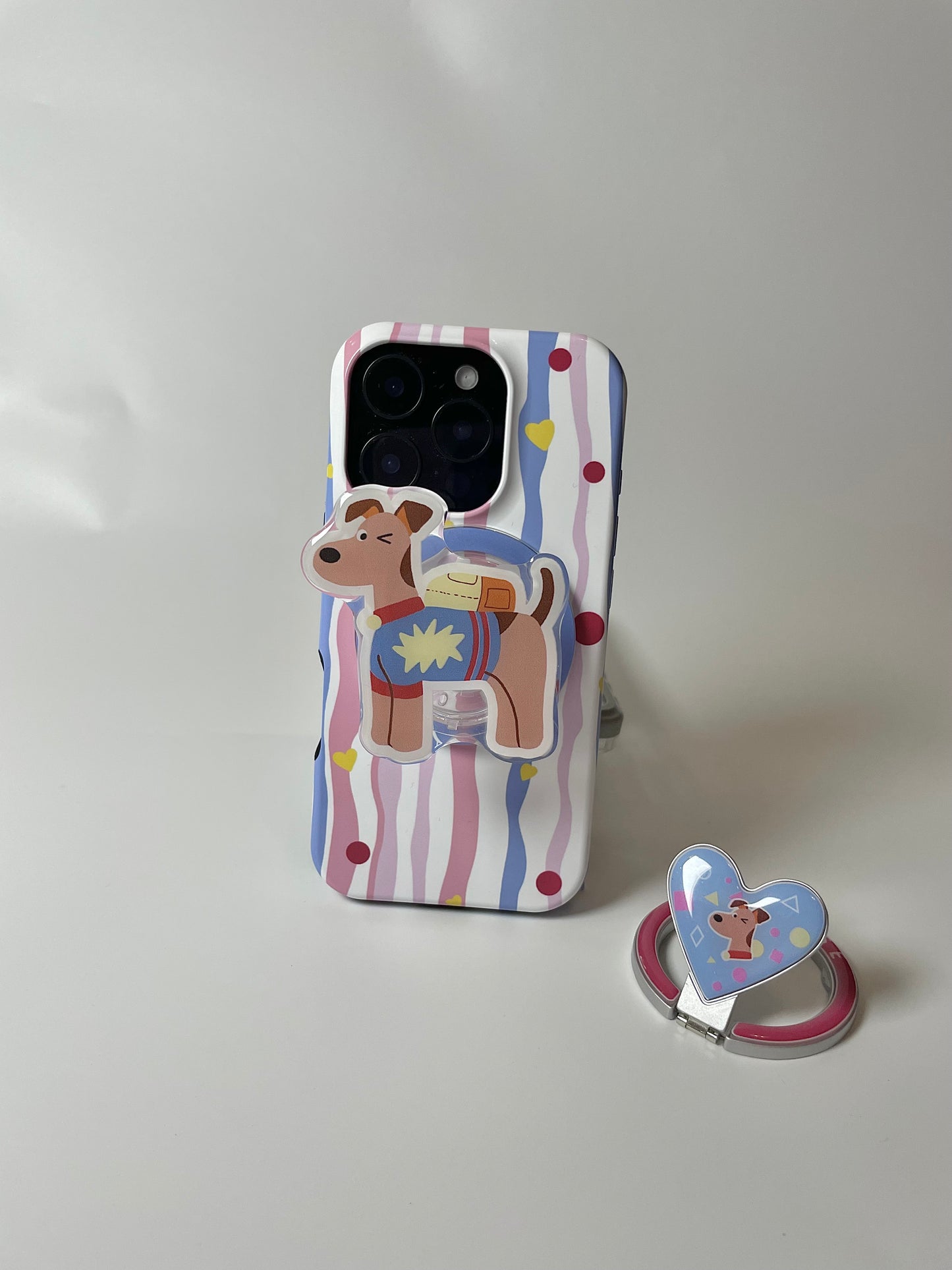 Off We Go - Airedale Adventures Magnetic Phone Grip and Stand