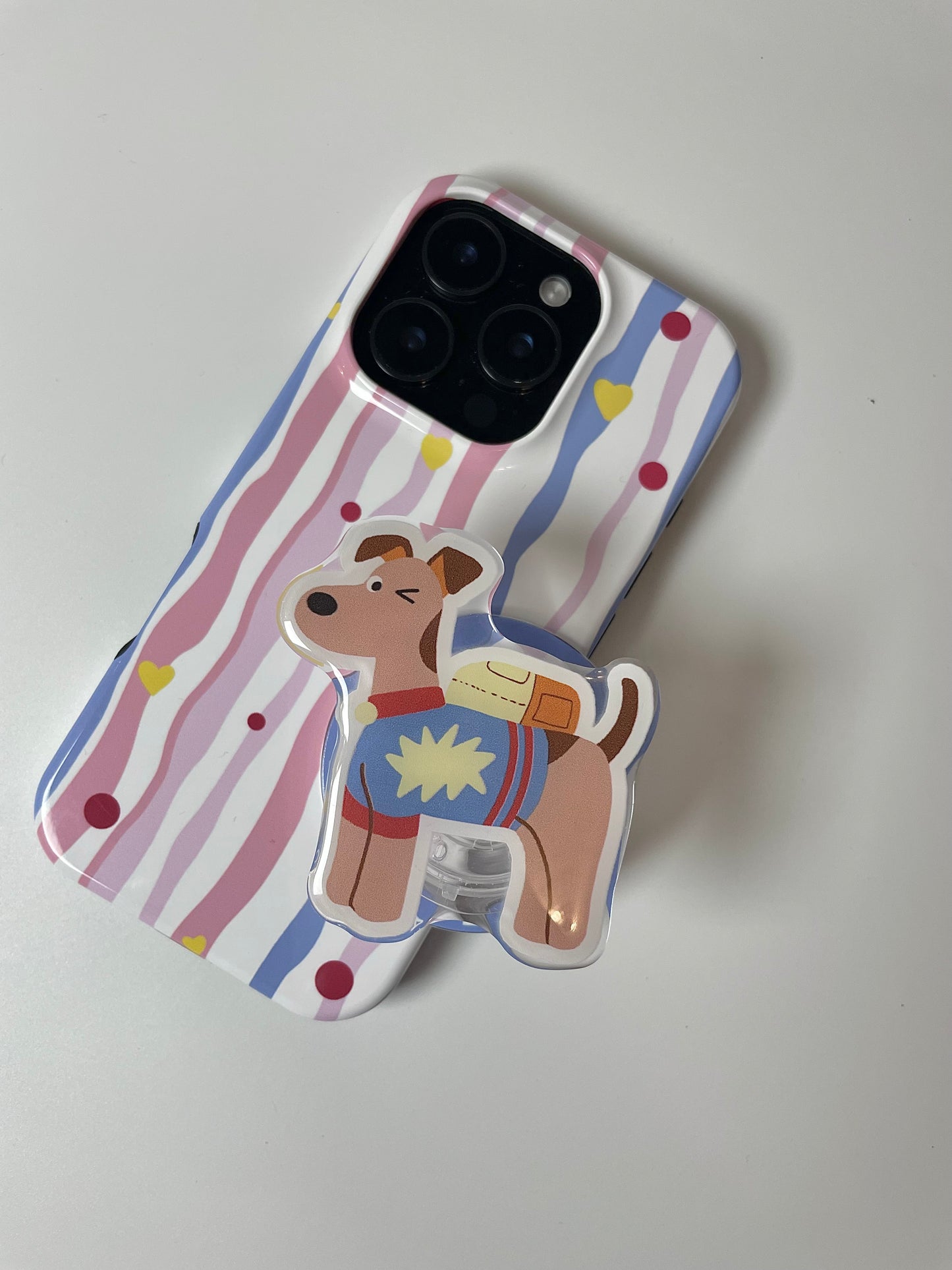 Off We Go - Airedale Adventures Magnetic Phone Grip and Stand