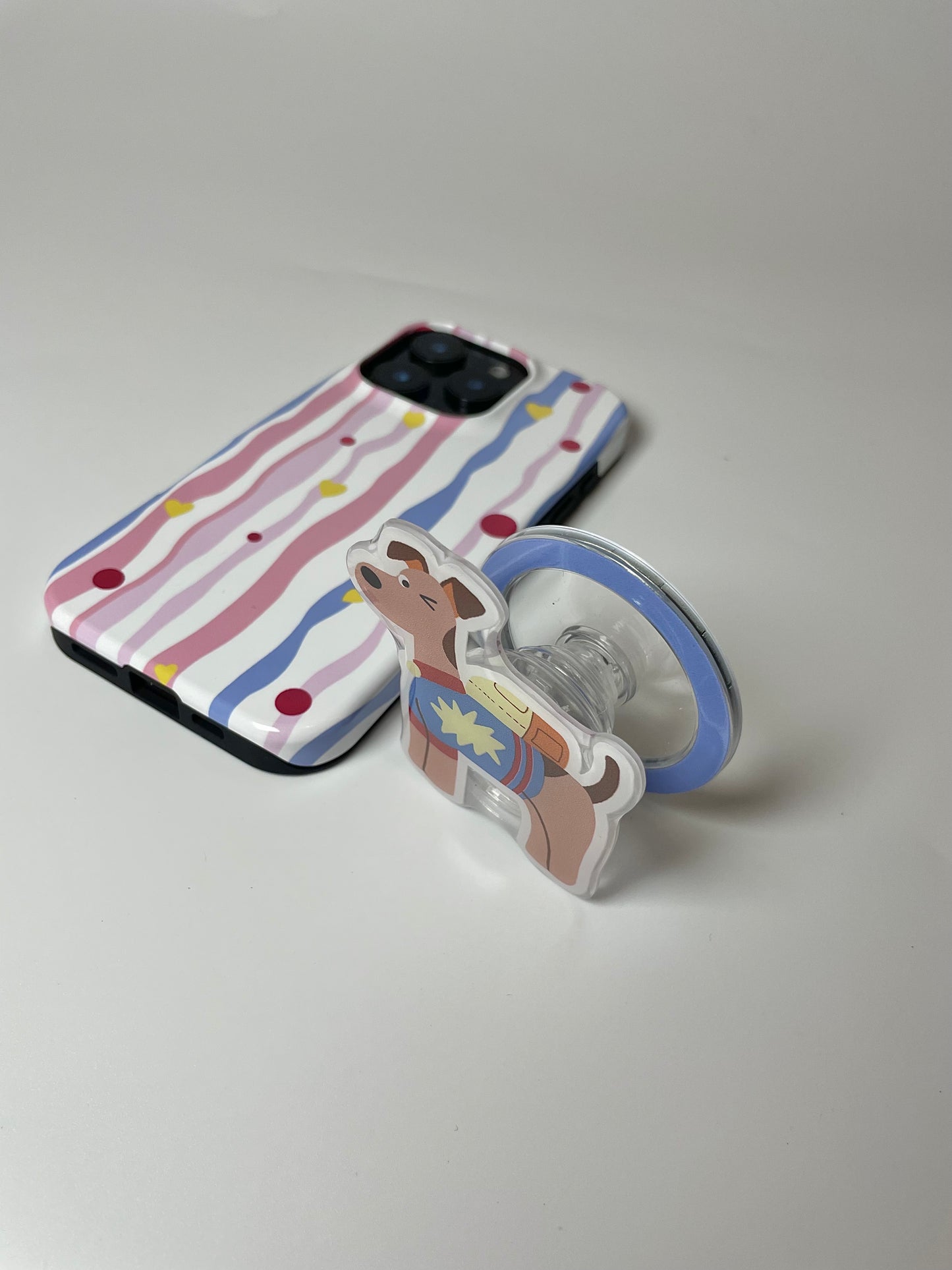 Off We Go - Airedale Adventures Magnetic Phone Grip and Stand