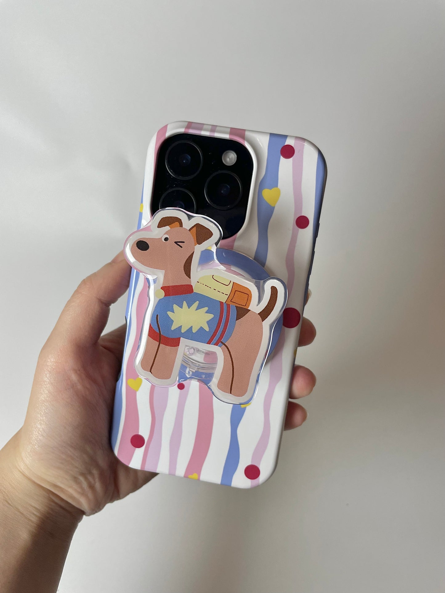Off We Go - Airedale Adventures Magnetic Phone Grip and Stand
