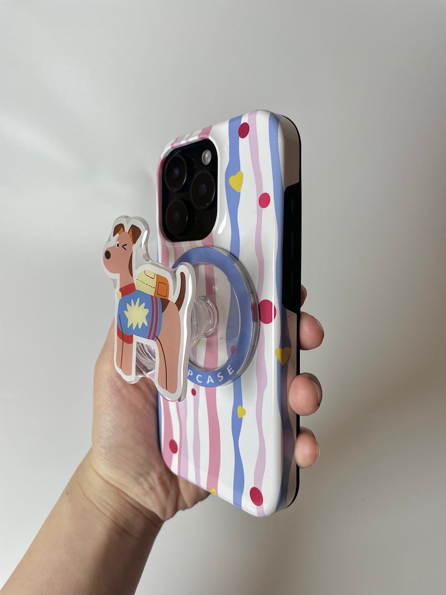 Off We Go - Airedale Adventures Magnetic Phone Grip and Stand