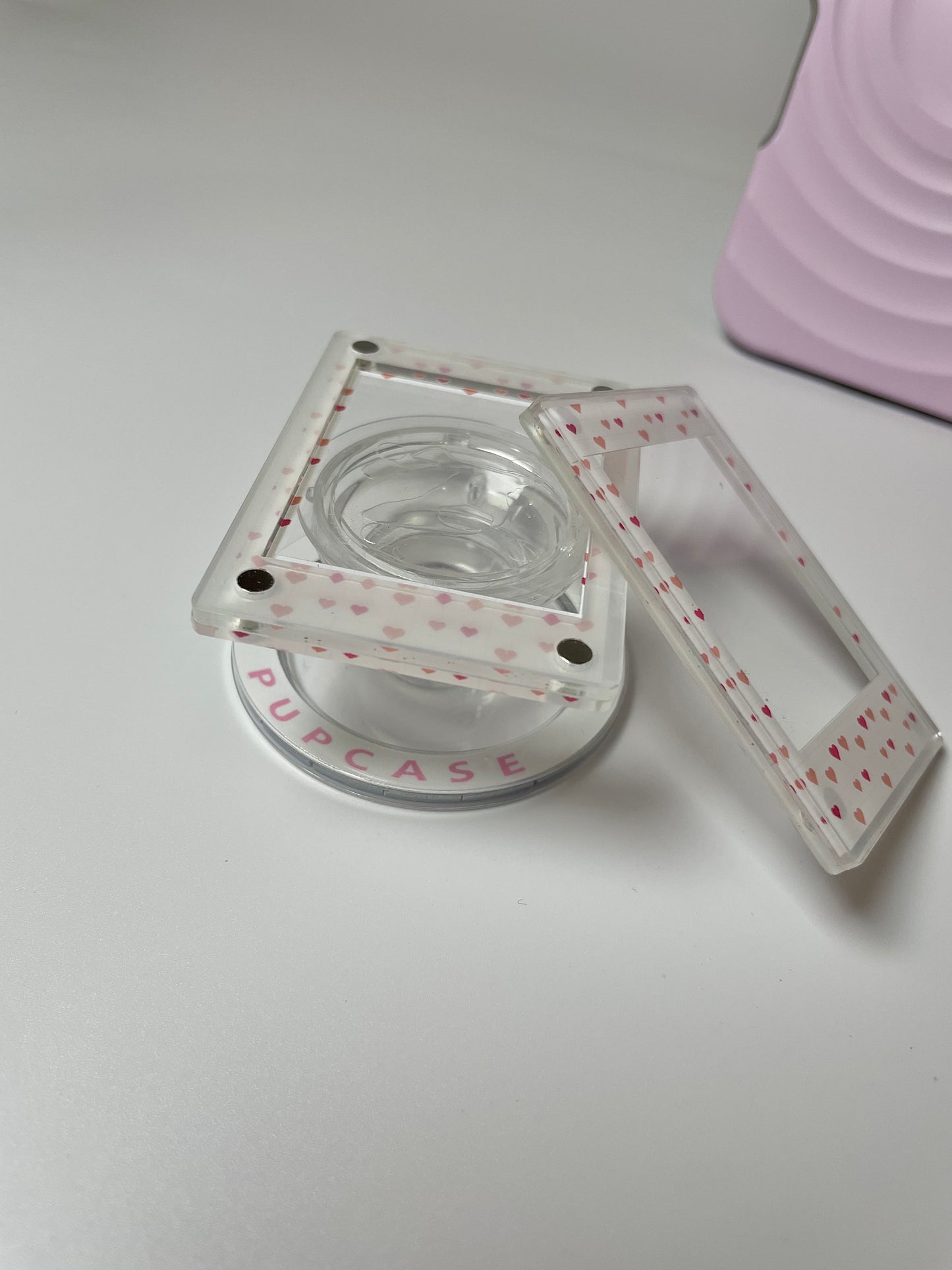 Personalised Polaroid-Style Photo Frame Phone Grip | Custom Memory Stand