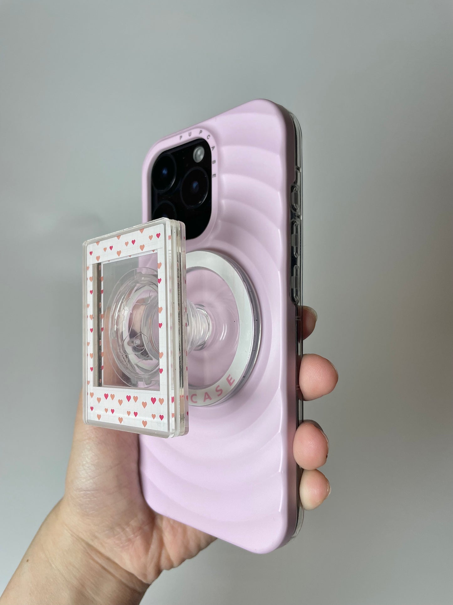 Personalised Polaroid-Style Photo Frame Phone Grip | Custom Memory Stand
