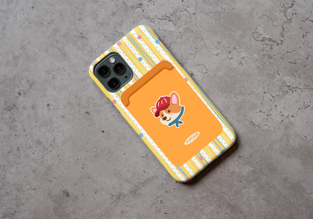 Sunny Corgi PupWallet - MagSafe Phone Wallet and Card Holder