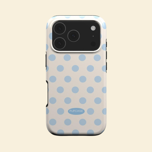 Vanilla Ice Cream Polka Dot MagSafe Phone Case for iPhone 12-17