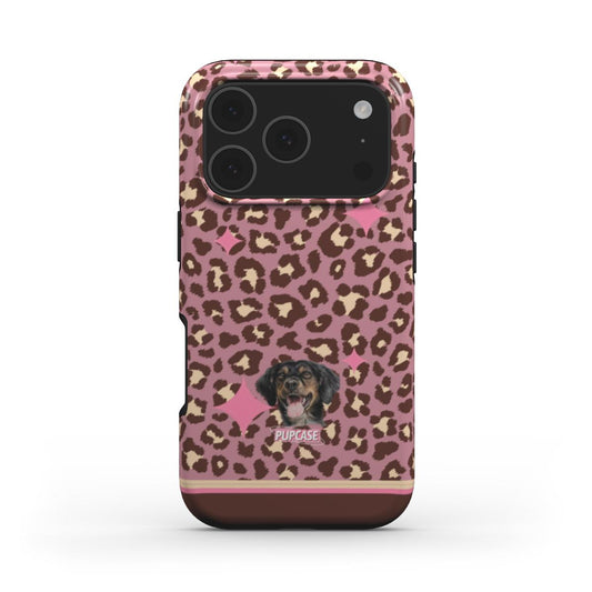 Personalised Memory Phone Case | Pink Sugar Leopard