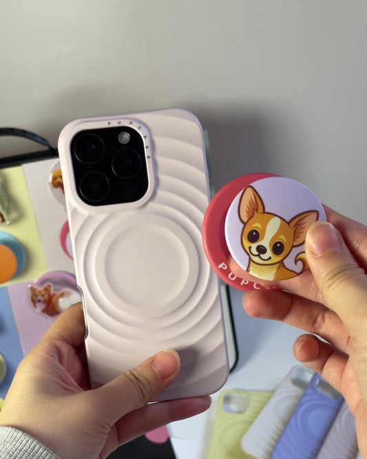 Chihuahua Head Tilt PupGrip – Magnetic MagSafe Phone Grip & Stand for iPhone