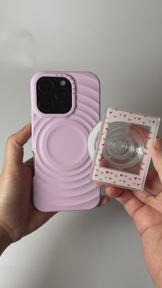 Personalised Polaroid-Style Photo Frame Phone Grip | Custom Memory Stand