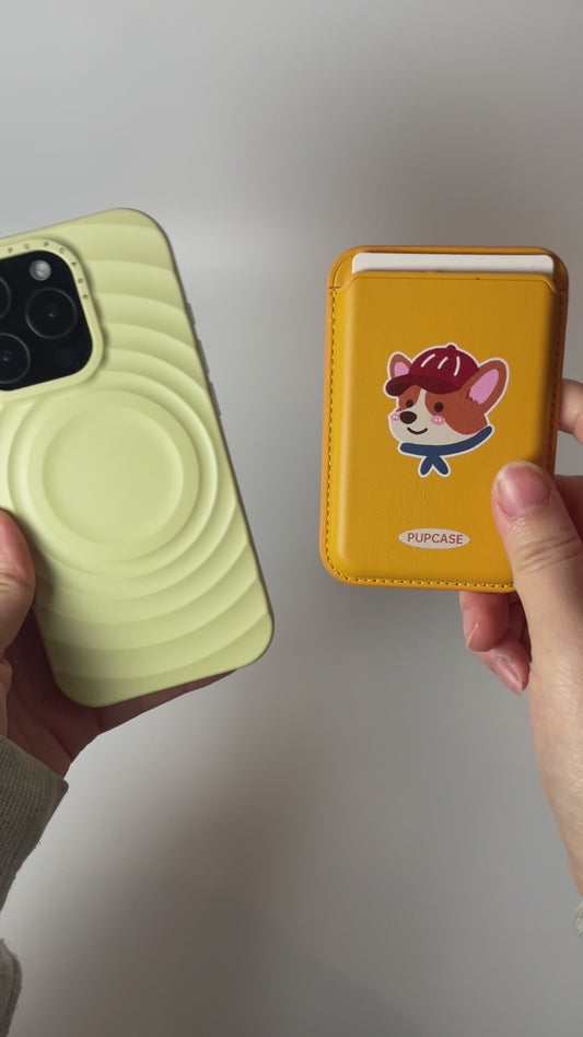Sunny Corgi PupWallet - MagSafe Phone Wallet and Card Holder