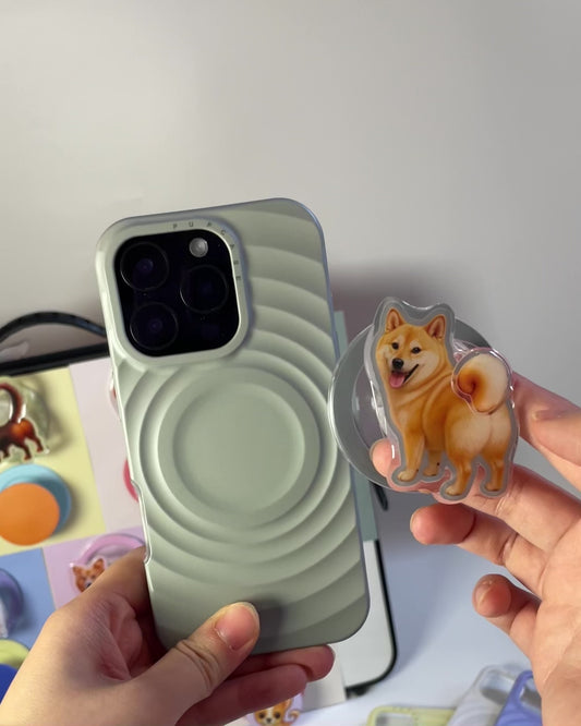 Shiba Inu MagSafe Phone Grip – Cute Magnetic Stand & Grip for iPhone | PupCase